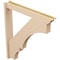 Ekena Millwork 5 1/2-in W x 38-in D x 42-in H Balboa Trad Rough Cedar Woodgrain TimberThane Outlooker, Primed Tan OUTUR055X38X42BOA04RCPR - alternate 3